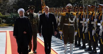 Official welcoming ceremony held for Azerbaijani president in Tehran