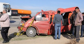 Azərbaycanda dəhşətli yol hadisəsi: 11 yaralı var