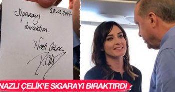 Ərdoğan ona siqareti qadağan etdi - Foto