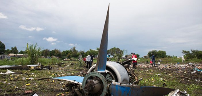 Five Armenian pilots die in South Sudan plane crash