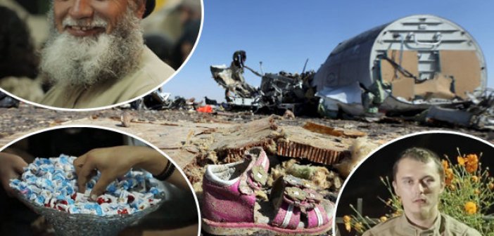 Gloating video shows ISIS handing out sweets after Russian air crash tragedy