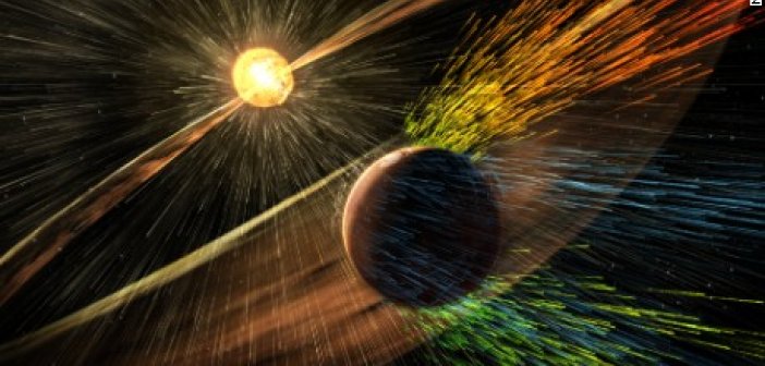 NASA: Solar wind transformed Mars into cold, dry planet