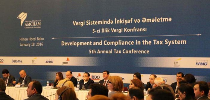 EY Baku office sponsors fifth AmCham Annual Tax Conference