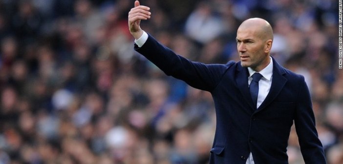 Real hits five again under new boss Zinedine Zidane