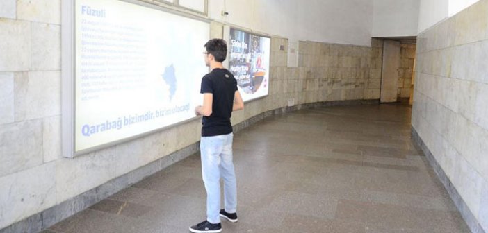 Bakı metrosunda yeni lövhələr