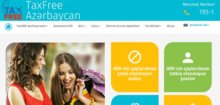 “Tax Free” sisteminin saytı yaradıldı