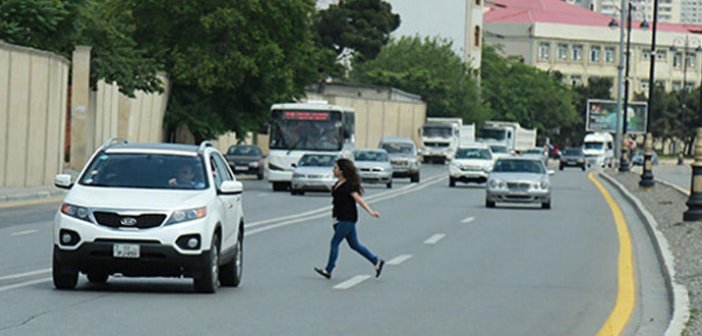 Qayda pozan piyadalar həbs olunacaq - Azərbaycanda